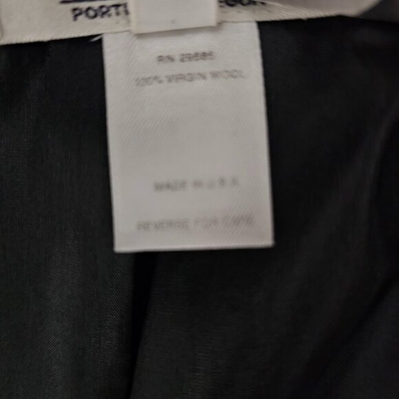 Pendleton Virgin Wool Single Breasted Lined Black Blazer Suit Jacket - Picture 7 of 8